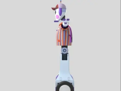 Server Bot-- FNAF Security Breach Low-poly 3D model