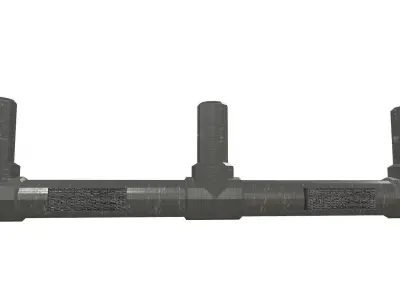 Airduct Ceiling Low Poly Low-poly 3D model