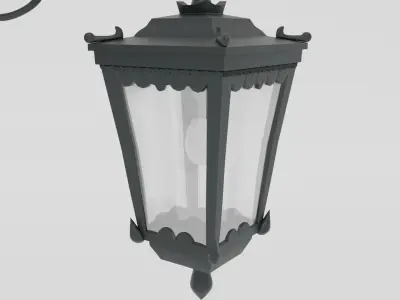 Street Lamp European Style Free 3D model