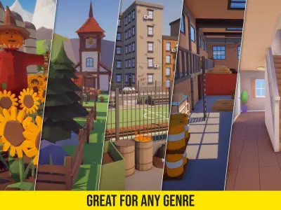 Low Poly Mega Bundle Low-poly 3D model