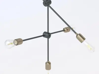 Molecular Ceiling Light 3D model