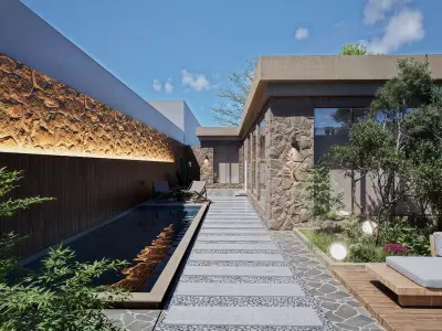 Coastal Resort 3D model