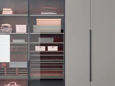 decoration wardrobe Modern Cabinets monomer 3D model
