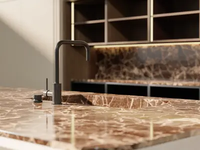 Boffi Cove Kitchen 3D model