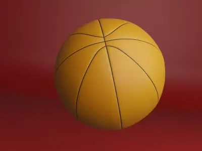 Basketball model ball 3D print model