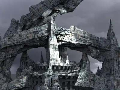 Ice Castle Pinnacle 1 3D model