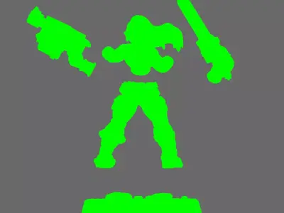 SO Girly Lads Orc Warriors ALPHA 3D print model