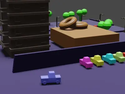 Animated Territory Free 3D model