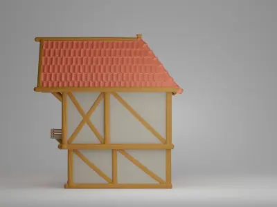 Medieval Tavern 3D print model