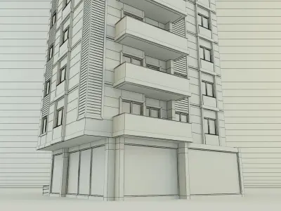 model houses 27 3D model