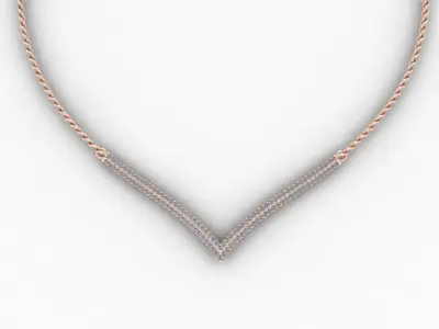 Pendant Gold Diamond 3D print model