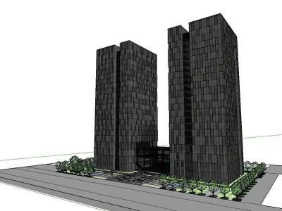 vacation spot-Resort-Fashion Leisure Hotel-0141 3D model