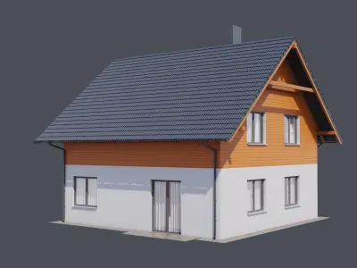House 7 - residential building 3D model 3D model