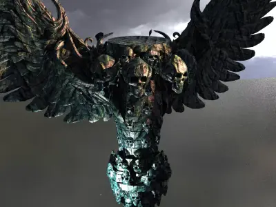 Scull arbiter Death island 3D model