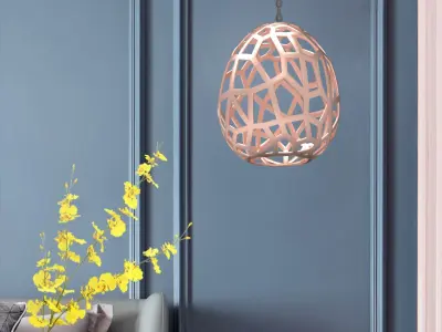 Decorative light 3D print model