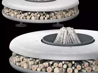 Fire pit moon  3D model