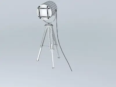 Tripod lamp  Free 3D model