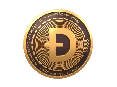 Doge Coin v5 001 3D model