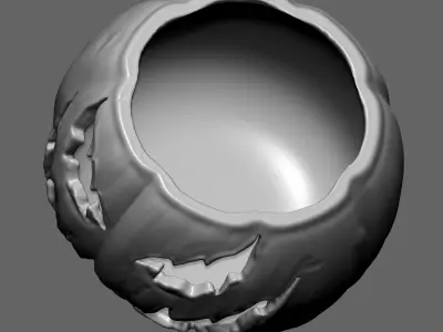 PUMPKIN CANDY HOLDER 3D print model