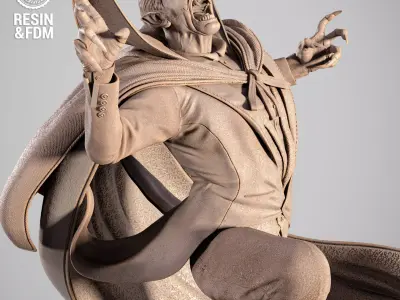 Wicked Marvel Dracula Sculpture 3D print model