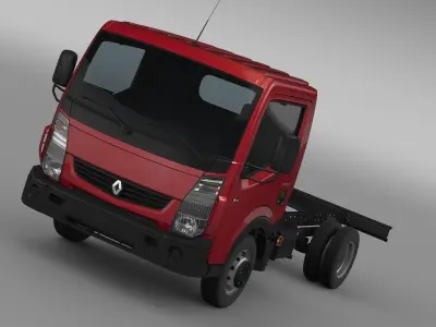 Renault Maxity 2013 Chassi 3D model