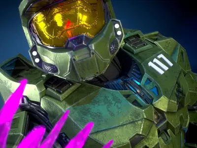 Halo Infinite Fanart - Master Chief 3d print figurine 3D print model