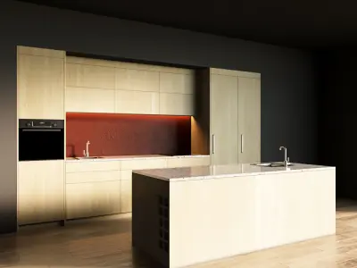 5-Kitchen5 texture 1 3D model