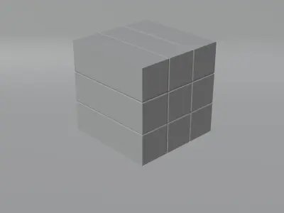 Rubic Free low-poly 3D model