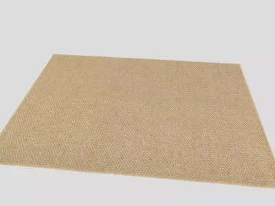 High-Precision Fabric Persian Rug 3D model 06 3D model