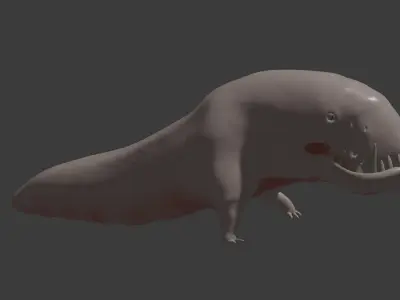Alien creature 3D model shop
