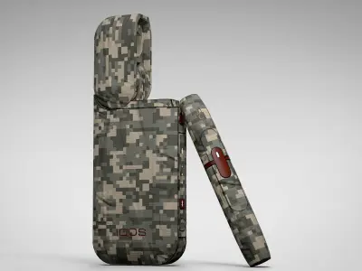 IQOS Camouflage PBR Low-poly 3D model