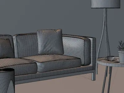 Dark room Free 3D model