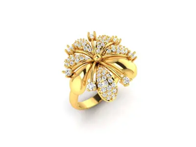 Women Ring  Render 3dm STL OBJ FBX Details 3D print model 324
