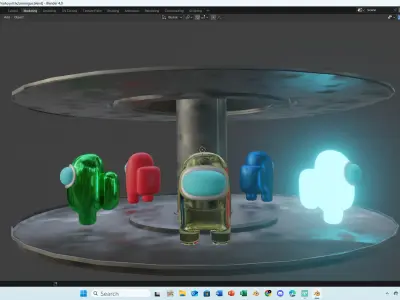 Among Us  Low-poly 3D model