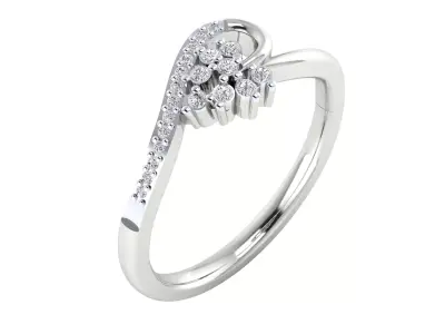  Women Ring Render 3dm STL MTL SLC JCD OBJ FBX Details 3D print model 42
