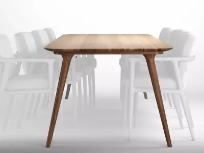 Zio Dining Table 3D model