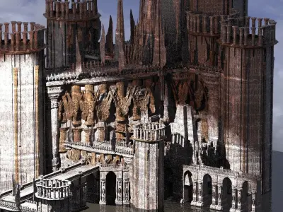 Celtic Tower Bridges monoliths  3D model