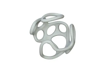 SciFi Cube Object No 41538 Low Poly Shape Texture