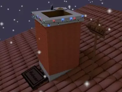 Waiting For Santa Claus 3D model