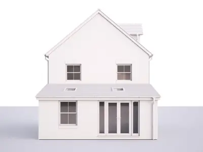 British House Theale D 3D model