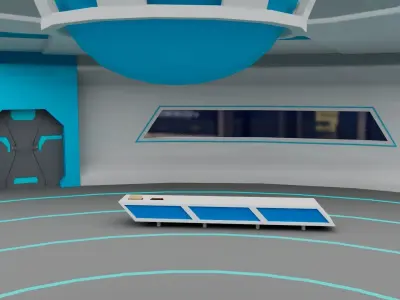 Fraction Lab Low-poly 3D model