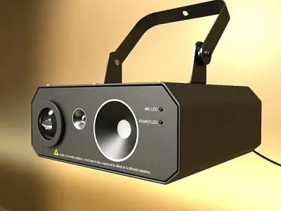 Laser Stage Light 06 3D model