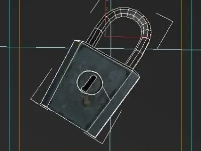 lock 3d model padlock 3D model