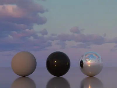 Skydome HDR - Large Clouds Sunset - 2 Texture