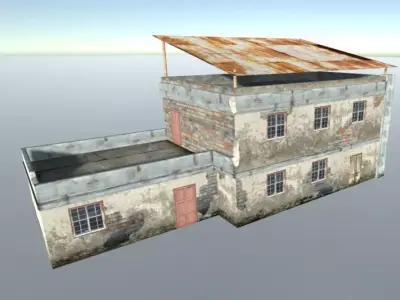 Mobile Buildings Pack  - 17 in 1 Free low-poly 3D model