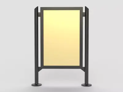 Citylight Poster 3D model