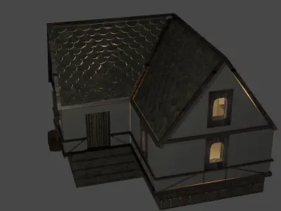 Tavern Building Free 3D model