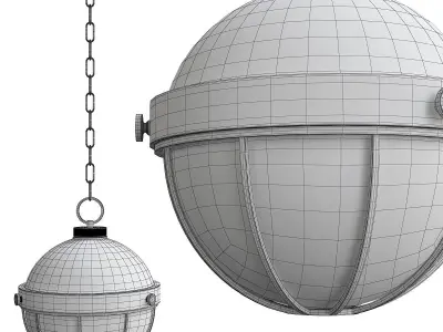 Sumner 1 Light Pendant Light Low-poly 3D model