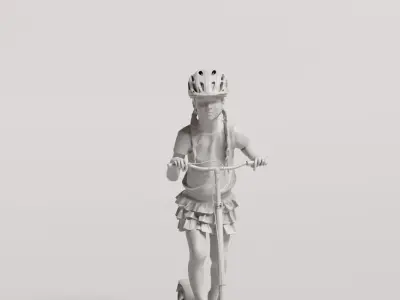 Humano Playing Kid 1008 3D model