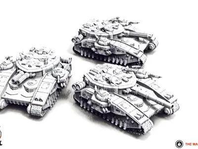 Feudal Guard - Super Battle Tank 3D print model